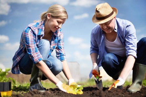 Specialized garden features installation